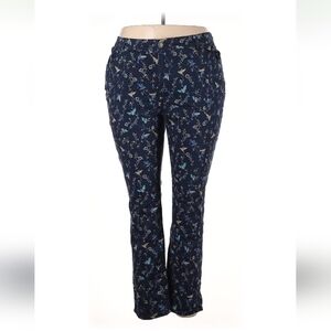Style & Co. Navy Floral Boot Cut Pants